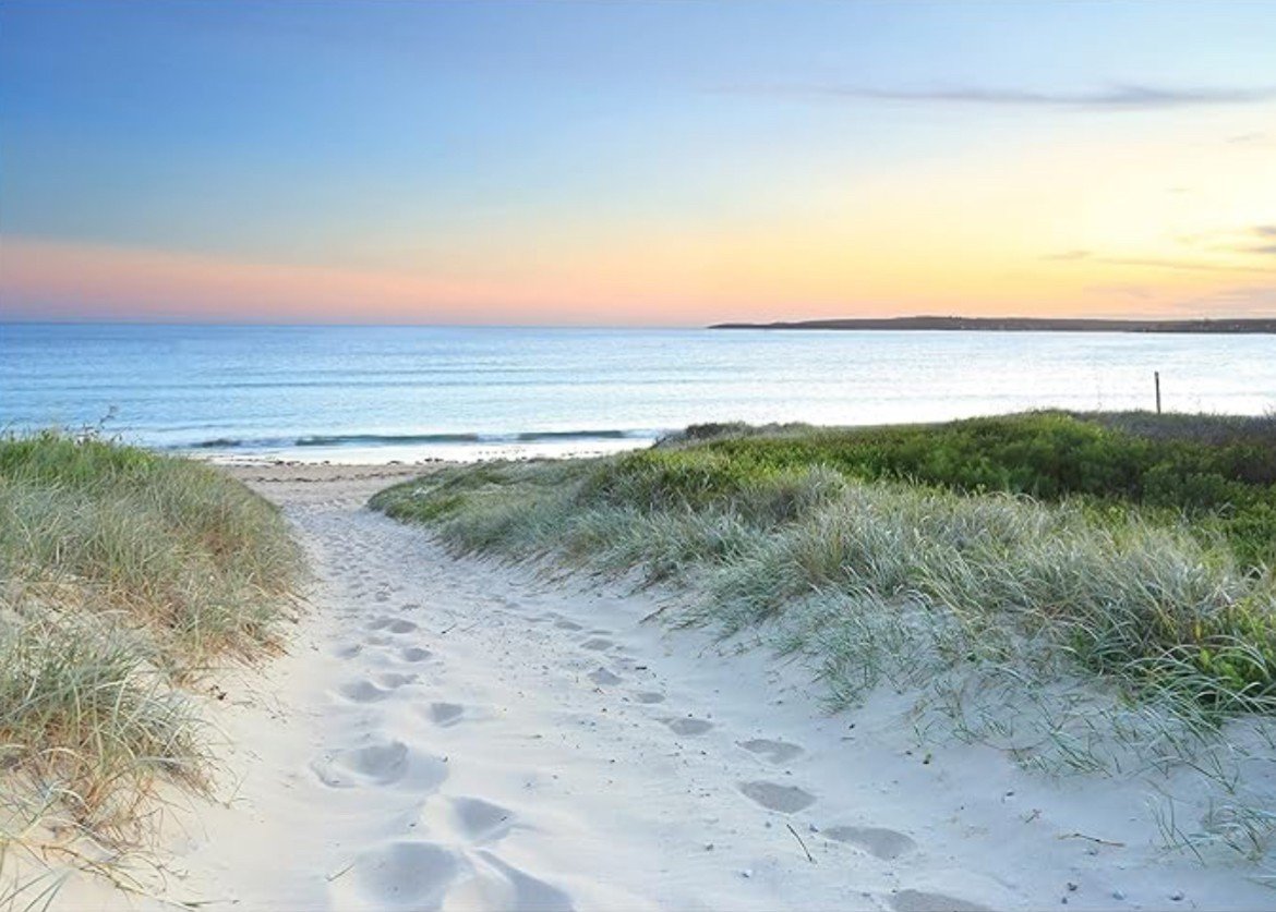 Weg zum Strand